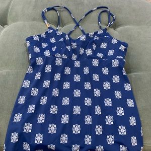 Loft blue tankini bathing suit